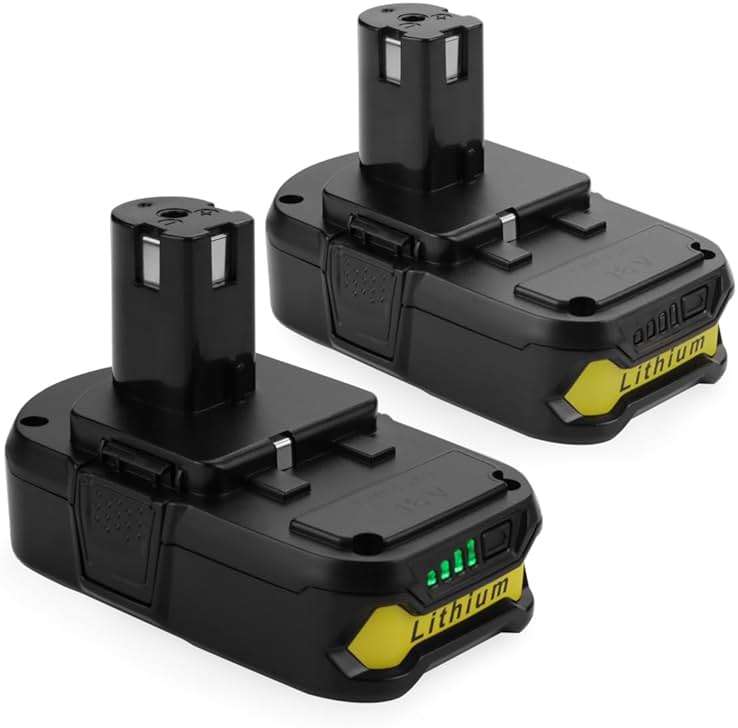 energup 2-Pack 3.8Ah Replacement for Ryobi 18V Batteries P108 P104 P105 P102 P103 P122 P109 - Image 8