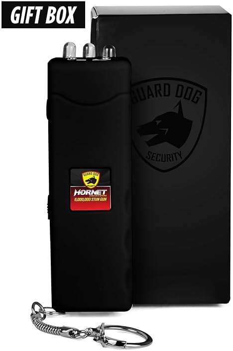 Guard Dog Security Flashlight Stun Gun Self Defense, High Voltage Hornet Mini Stun Gun Keychain, Rechargeable Womens Self Defense, Safety Switch, Powerful Flashlight, Compact Device - Image 6