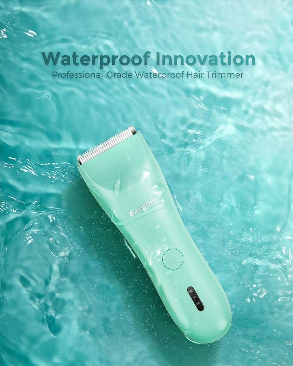 Baistom Quiet Baby Hair Clippers for 0–12Y with Hair Cutting Kit | 2-Mode Suitable for Infant Toddler & Kids, Rechargeable & Cordless, Upgraded Battery Capacity, Waterproof - Image 6