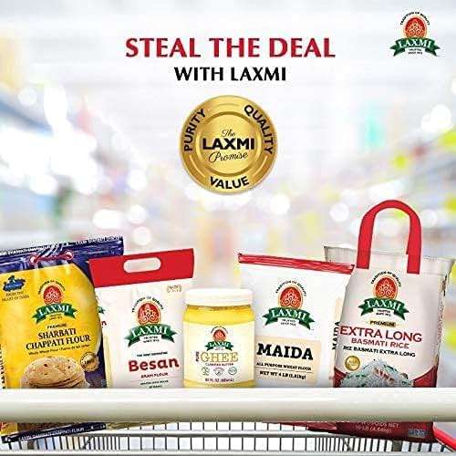 Laxmi Brand, Extra Long Grain Basmati Rice, Free Saffron Included, Made Pure, Made Fresh, Tradition of Quality Since 1972, House of Spices, Product of India (10lb) - Image 6