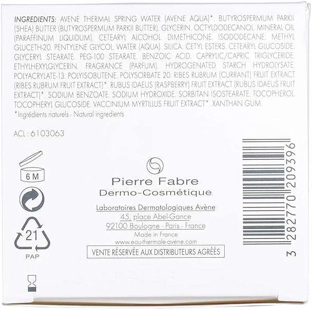 Avène RICH Revitalizing Nourishing Cream, Ultra Nourishing Face Moisturizer, Non-comedogenic 1.6 Fl Oz - Image 3