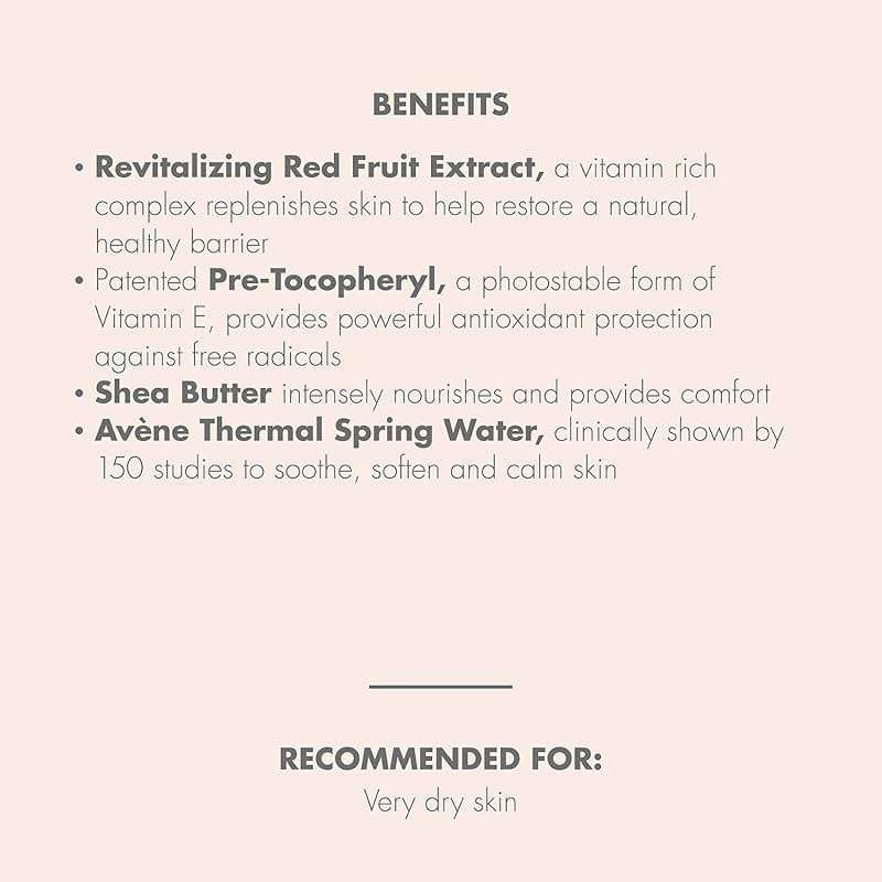 Avène RICH Revitalizing Nourishing Cream, Ultra Nourishing Face Moisturizer, Non-comedogenic 1.6 Fl Oz - Image 6