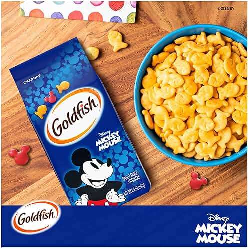 Goldfish Disney Mickey Mouse Cheddar Crackers, Snack Crackers, 6.6 oz bag - Image 5