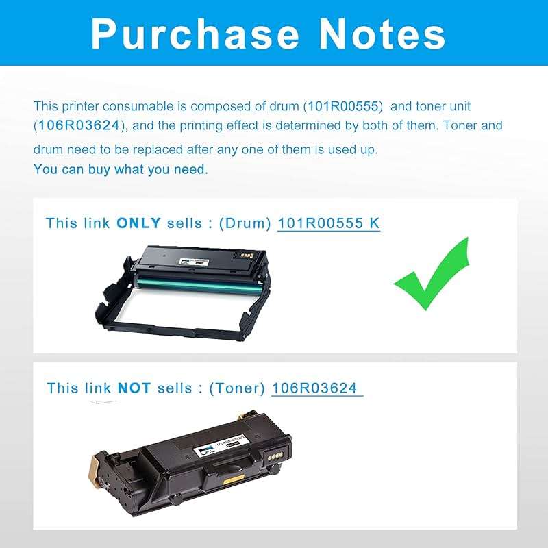 LCL Compatible Drum Unit Replacement for Xerox Phaser 3330 WorkCentre 3335 3345 101R00555 3345VDNi Phaser 3330DNi WorkCentre 3335DNi 3345DNi (1-Pack Black) - Image 2