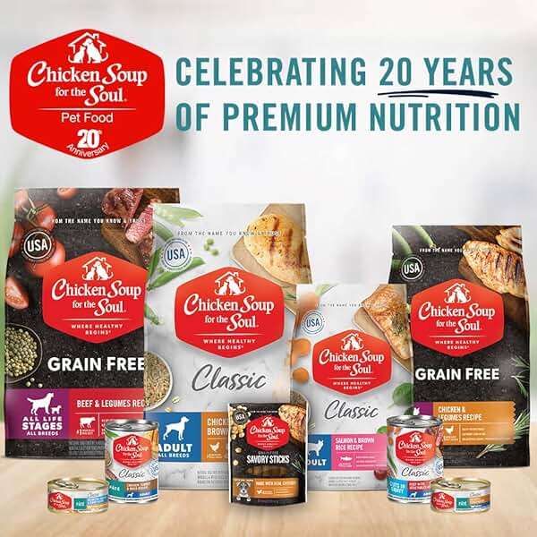 Chicken Soup for the Soul Natural Premium Dry Puppy Food, Real Meat First Ingredient, No By-Products, Supports Brain Development & Strong Bones & Teeth, Chicken, Brown Rice & Turkey 4.5lb - Image 8