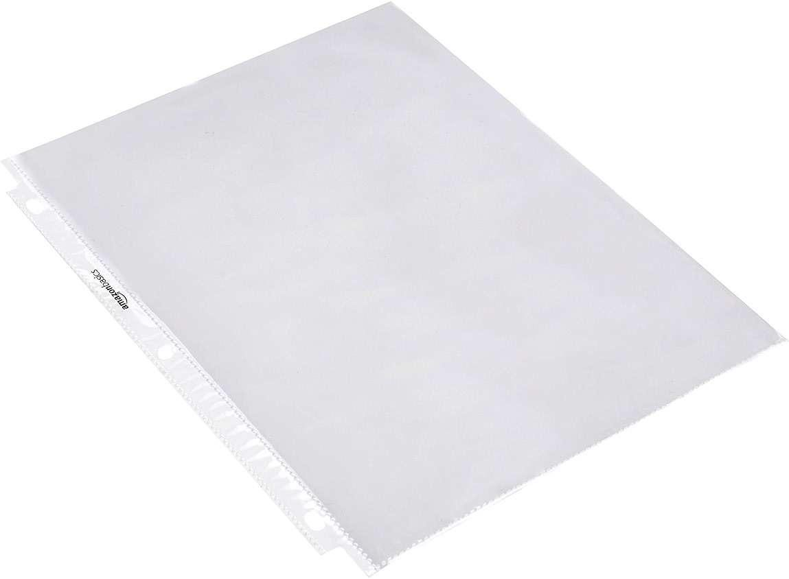 Amazon Basics Sheet Protectors for 3 Ring Binder, Heavyweight, Polypropylene, Top Loading, Letter Size, 8.5 x 11 Inch, 200-Pack, Clear - Image 5