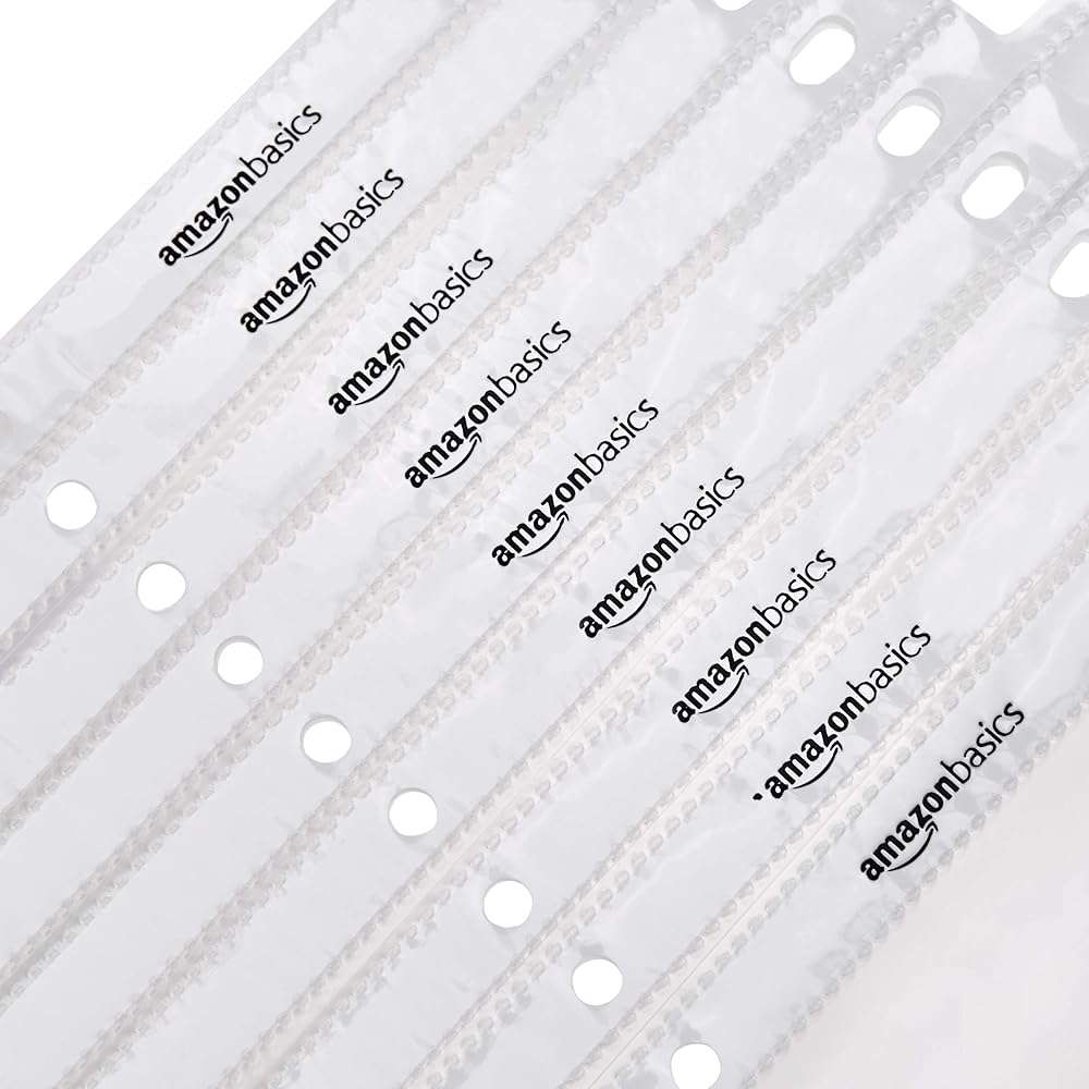 Amazon Basics Sheet Protectors for 3 Ring Binder, Heavyweight, Polypropylene, Top Loading, Letter Size, 8.5 x 11 Inch, 200-Pack, Clear - Image 6