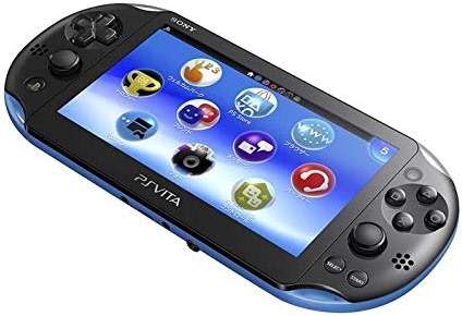 Sony Playstation Vita Wi-Fi 2000 Series Slim (Black/ Blue) (Renewed) - Image 1