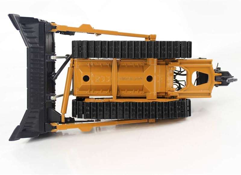 fisca 1/50 Diecast Bulldozer Model Metal Construction Vehicle Toy - Image 2