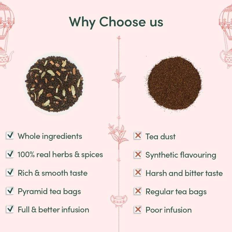 VAHDAM, Luxury Tea Gift Set | 24 Unique Loose Leaf Teas in Tin Caddies - Premium Tea Gift Box |Gluten Free & Non GMO | Gifts for Women, Men & Adults - Image 6