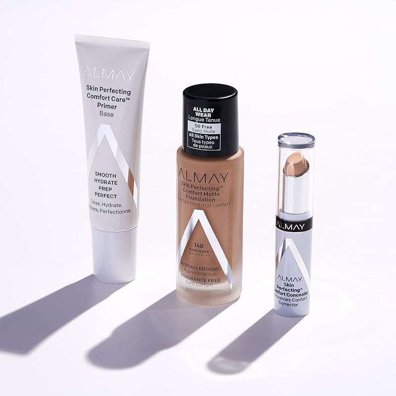 Almay Skin Perfecting Comfort Concealer, Face Makeup, Full Coverage, Natural Looking Finish, Cruelty-Free, Hypoallergenic, Dermatologist Tested, 100 Fair, 1 Count - Image 4