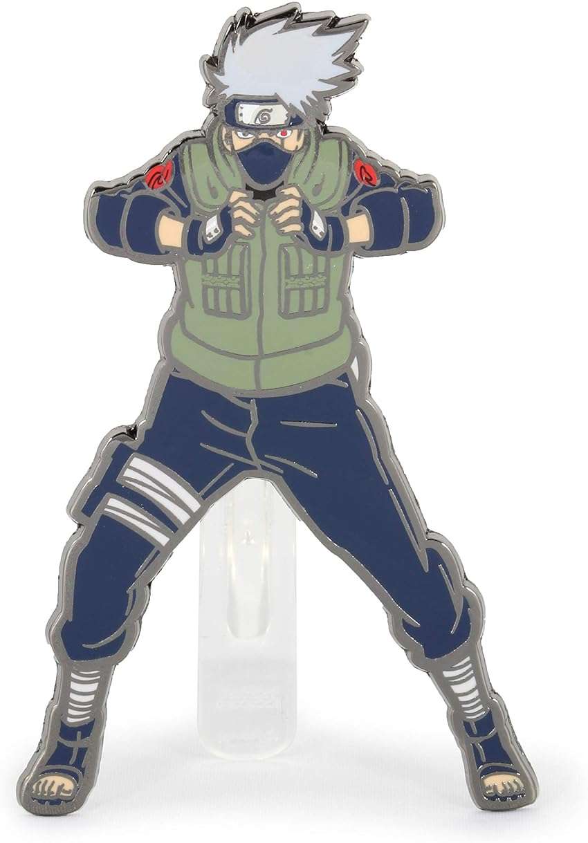 FiGPiN Naruto Shippuden: Kakashi - Collectible Pin with Premium Display Case - Not Machine Specific - Image 2