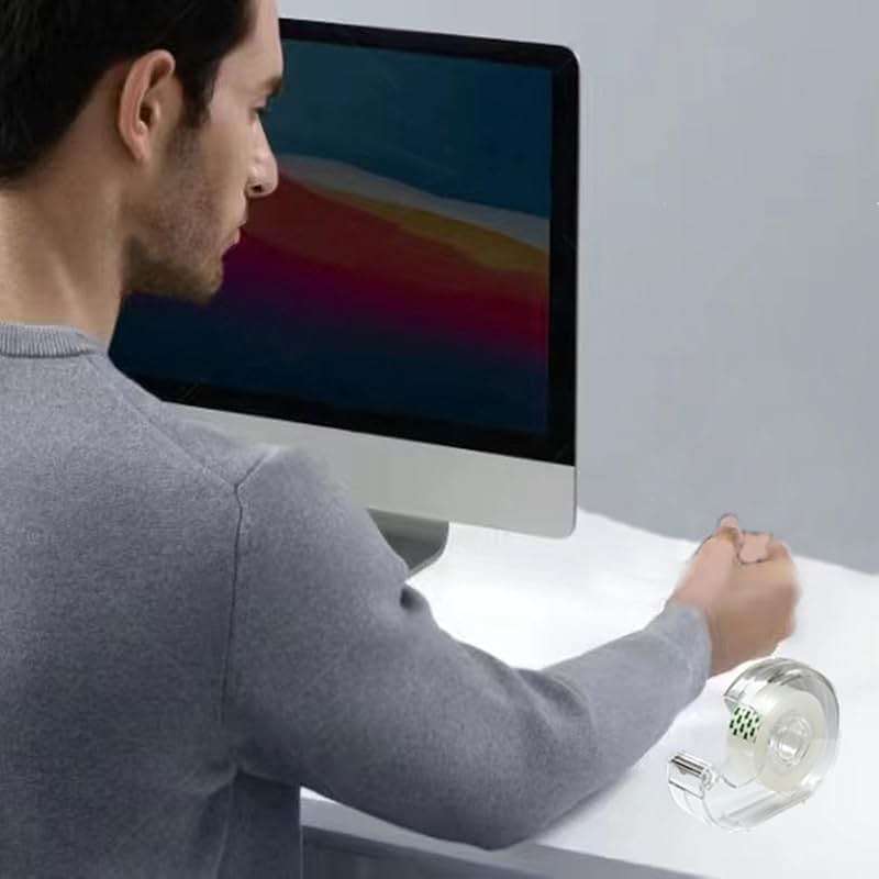 MJUNM 12 Rolls Transparent Tape Refills Rolls 3/4-Inch x 1000 inch, 1 inch Core, Clear Gift Wrapping Tape Refill Roll for Office, Home, School - Image 5