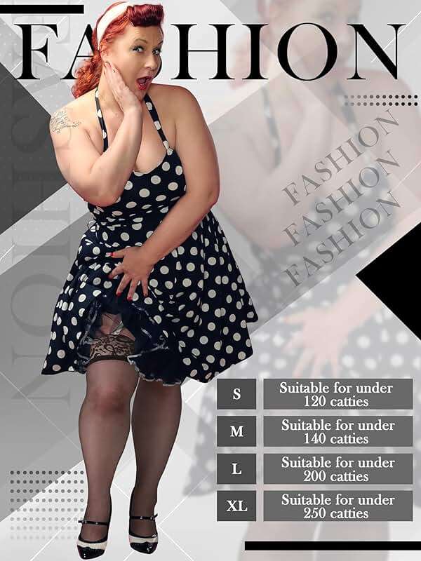 Boao Women Thigh High Stockings Anti-skid Silicone Lace Stockings Silk Stocking Tights for Women and Girls Supplies - Image 3