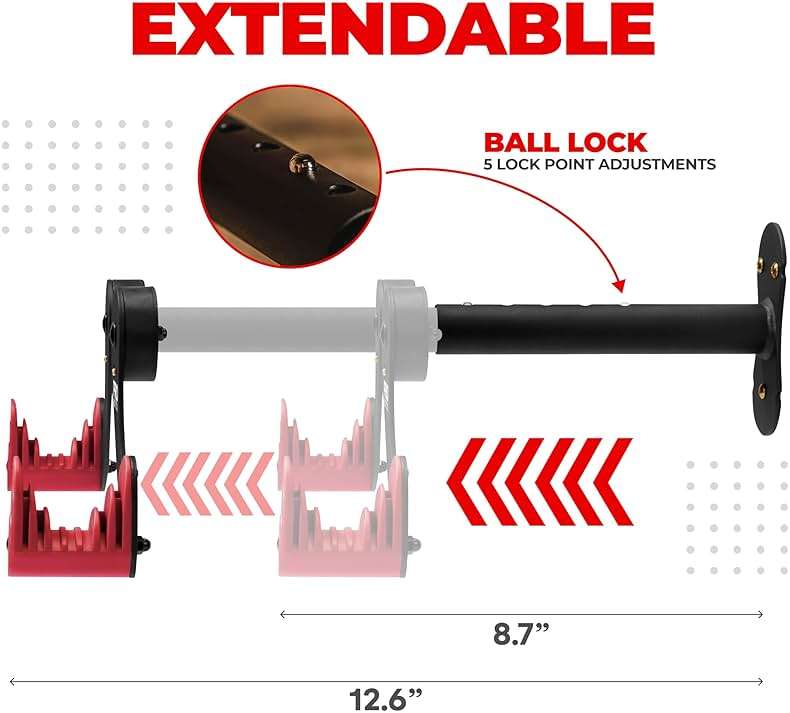 PRO BIKE TOOL Bike Wall Mount - Horizontal Indoor Bike Rack for 1 Bicycle - Bike Rack for Garage - Safe and Secure Bike Hook for Road, Mountain or Hybrid Bikes - Bike Hanger, Bicycle Storage - Image 2