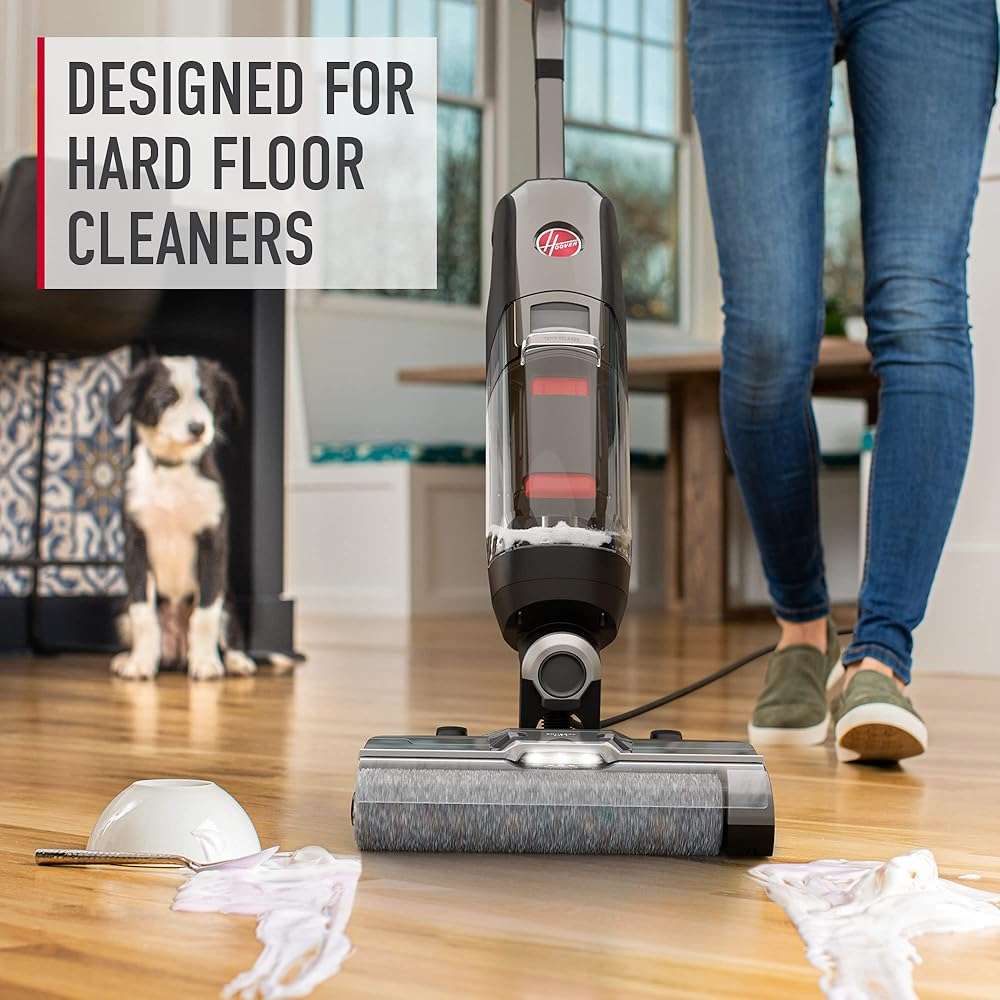 Hoover Pet Hard Floor Cleaner Solution, 32 oz., Jasmine Breeze Scent, Concentrated Pet Cleaning Formula, For Use on Sealed Vinyl, Sealed Hardwood, Tile and More, Pair with Hoover Hard Floor Machines - Image 6
