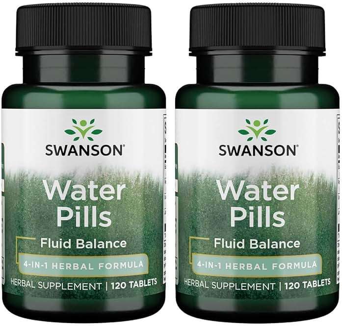 Swanson Water Pills 120 Tabs (Pack of 2) (2 Pack) - Image 1