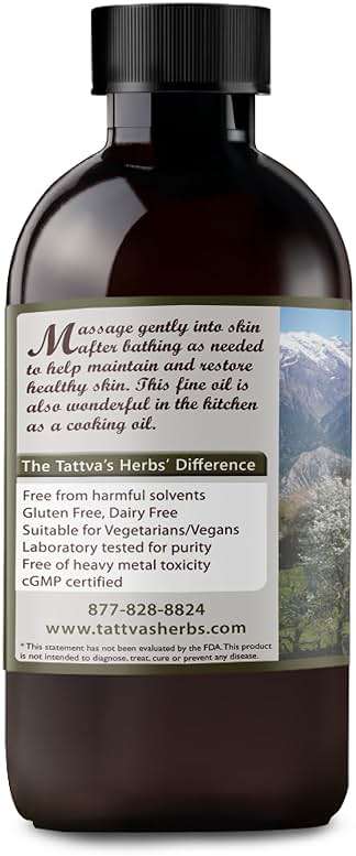 Tattva's Herbs Unrefined Cold Pressed Mustard Seed Oil for Hair & Body, 16oz - Image 8