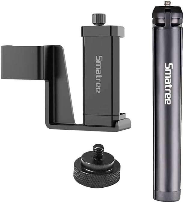 Smatree OSMO Pocket 2 Phone Holder Set Expansion Accessories with 1/4" Thread Screw and Tripod Compatible with DJI OSMO Pocket 2/ OSMO Pocket and Smartphone - Image 5