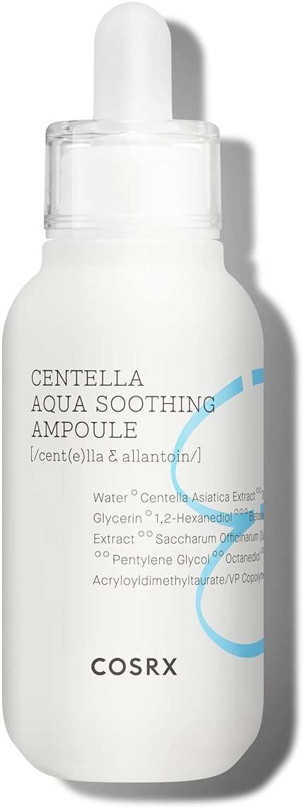 COSRX Centella Aqua Soothing Ampoule, Centella Asiatica Cica Serum, Korean Skin Care, 1.35 Fl oZ, For Sensitive Skin, Daily Skin Serum, Paraben Free, No Animal Testing - Image 1
