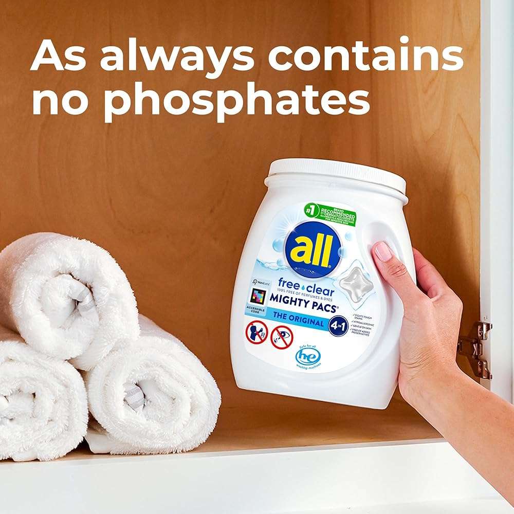 all Unit Dose Laundry Detergent, Mighty Pacs, Free Clear, 60 Count - Image 3