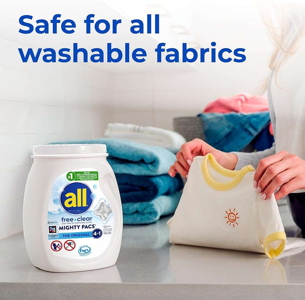all Unit Dose Laundry Detergent, Mighty Pacs, Free Clear, 60 Count - Image 7