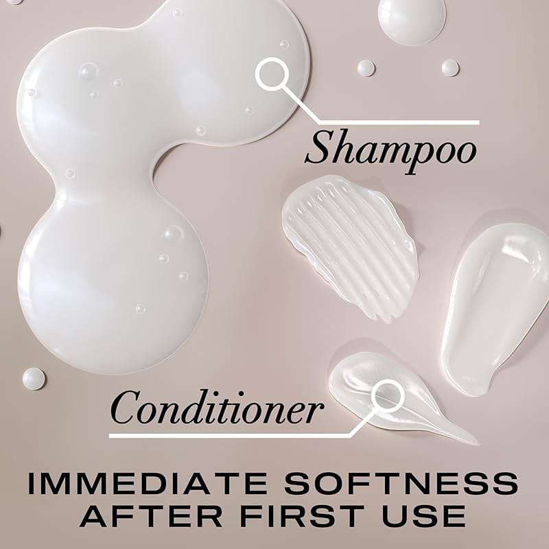 OGX Shampoo and Conditioner Set, Nourishing + Coconut Milk, Shampoo and Conditioner for Moisturizing & Strengthening Hair Care, Formulated without Sulfated Surfactants, 25.4 FL OZ, 2 Pack - Image 3