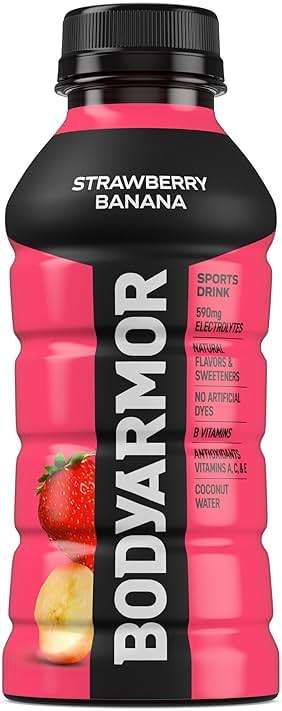 BODYARMOR Sports Drink, Strawberry Banana, Electrolyte Drink Hydration, 12 Fl Oz Bottles (8 Pack), Flavored Coconut Water with B Vitamins & Antioxidants - Image 11
