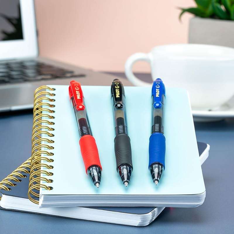 Pilot G2 Premium Retractable Gel-Ink Rolling Ball Pens, Bold Point (1.0mm), 1.0 Gel Pens, Assorted, 10-Pack - Ideal for School, Journaling, & Office Writing - Image 2