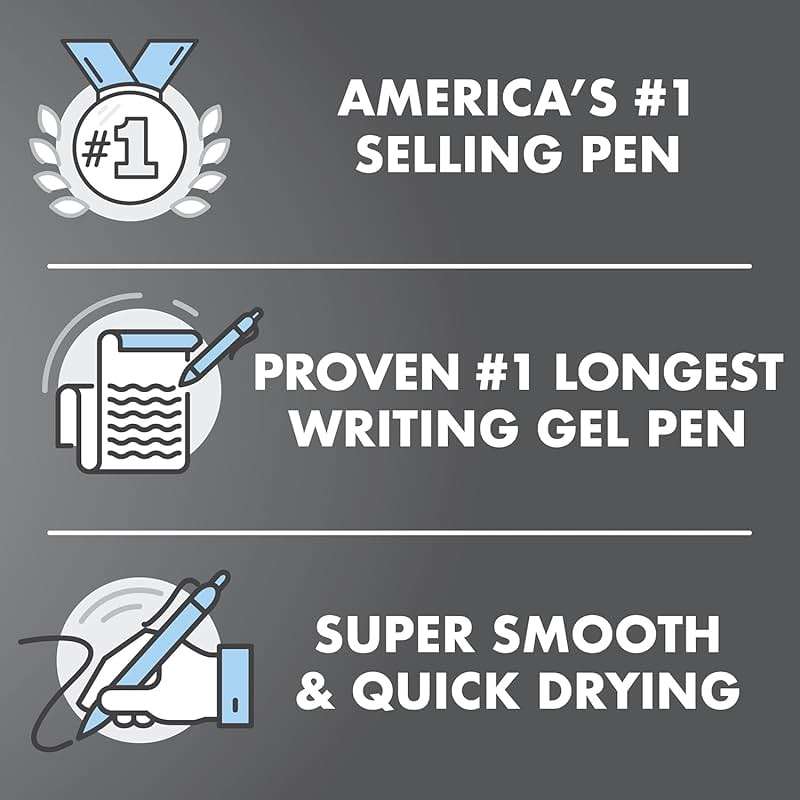 Pilot G2 Premium Retractable Gel-Ink Rolling Ball Pens, Bold Point (1.0mm), 1.0 Gel Pens, Assorted, 10-Pack - Ideal for School, Journaling, & Office Writing - Image 5