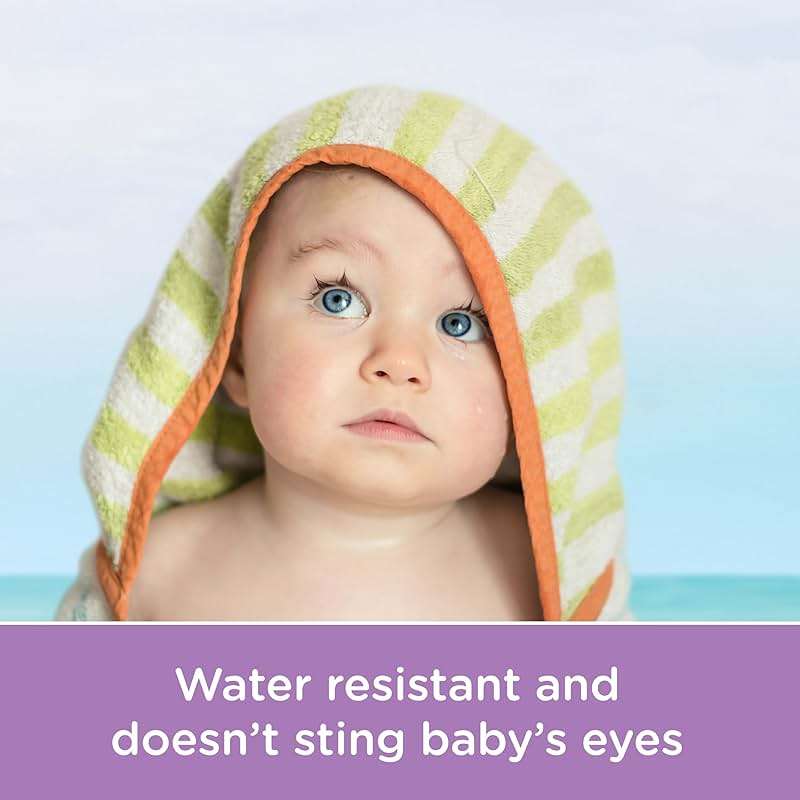 Aveeno Baby Continuous Protection Zinc Oxide SPF 50 Sunscreen for Babies with Sensitive Skin, Broad Spectrum Sun Protection, Tear-Free, Sweat- & Water-Resistant, No added Parabens, 3 Fl Oz - Image 3