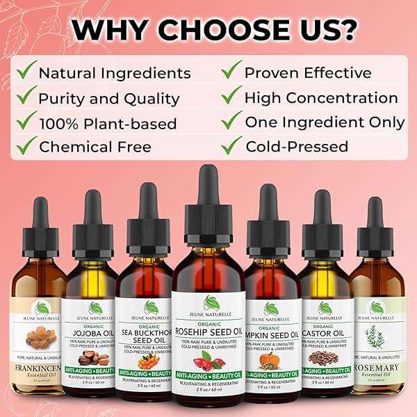 Jeune Naturelle Rosehip Oil - Pure, Virgin, Cold Pressed - From Whole Berries (Pulp & Seeds), Natural Deep Orange Hue for Intensive Skin Repair - Undiluted Organic Rosehip Seed Oil, 2 oz - Image 5