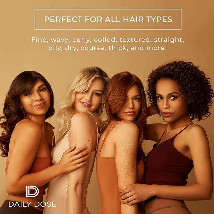 DAILY DOSE Award-Winning Clean Moisture Leave In Conditioner Spray Detangler for Dry, Damaged & Frizzy Hair. Instantly Softens, Smooths & Adds Shine for Kids & Adults. Vegan, Sulfate-Free, Color Safe - Image 7