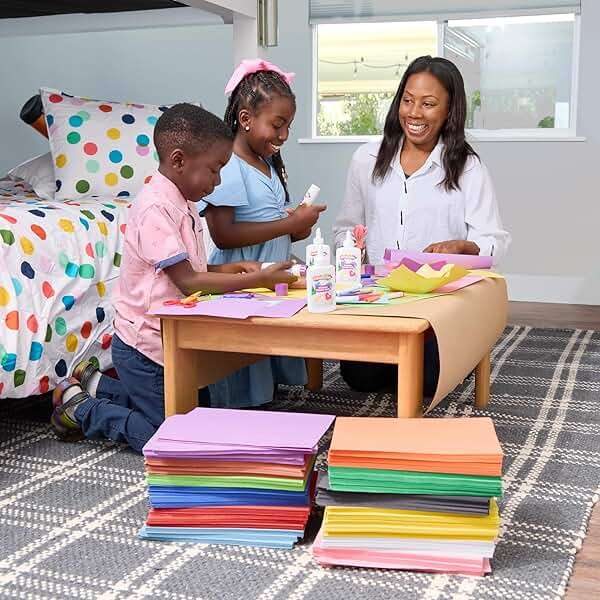 Colorations Construction Paper, Classroom Art Supplies, 9" x 12" Craft Paper 2200 Sheet Pack, Heavyweight Construction Paper, Bulk Packs, Assorted Colors, Drawing, Coloring, Painting, School Supplies - Image 9