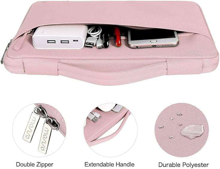 MOSISO Compatible with MacBook Air 13 inch Case M1 Chip 2021 2020 2019 2018 Release A2337 A2179 A1932 Retina Display, Plastic Hard Shell Case&Bag&Keyboard Skin&Webcam Cover&Screen Film, Rose Quartz - Image 5