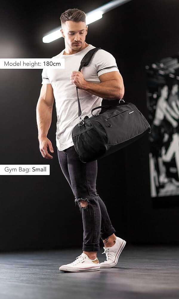 Fitgriff® Gym Bag for Men & Women with Shoe & Wet Compartment - Duffle Bag for Travel, Sports, Fitness & Workout - Image 2