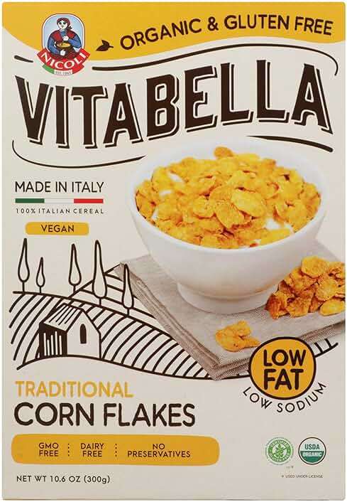Vitabella Organic Traditional Corn Flakes, 10.6 OZ - Image 1