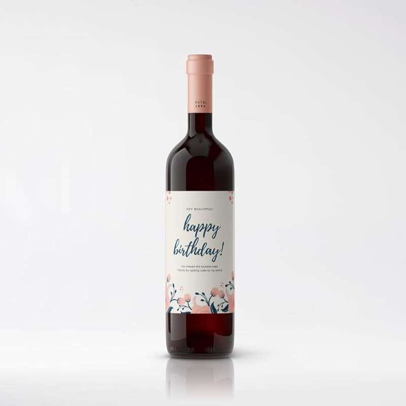 40 Large Wine Bottle Kraft Printable Labels, 4x5 inches, fits Classic Bordeaux, Burgundy, and Champagne Bottles (White Recycled (Laser or Inkjet)) - Image 7