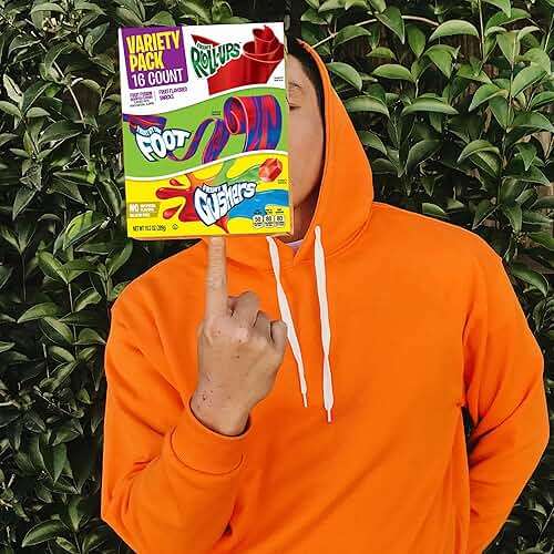 Fruit Roll-Ups, Fruit by the Foot, Gushers, Fruit Flavored Snacks Variety Pack, Gluten Free, 16 Ct, 10.2 oz - Image 7