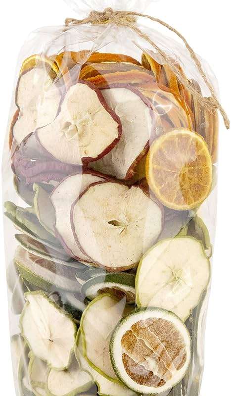 ANDALUCA Natural Vase & Bowl Fillers | Dried Orange, Apple & Citrus Slices| Home Decor (Fruit Slices) - Image 3