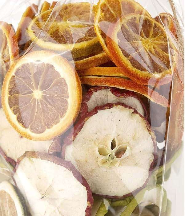 ANDALUCA Natural Vase & Bowl Fillers | Dried Orange, Apple & Citrus Slices| Home Decor (Fruit Slices) - Image 4