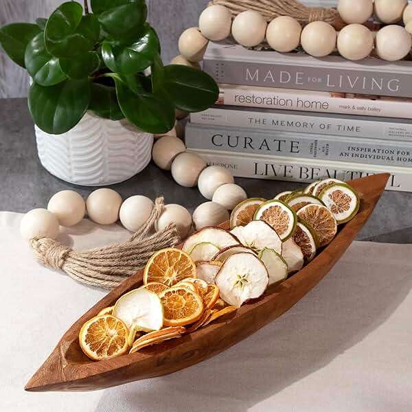 ANDALUCA Natural Vase & Bowl Fillers | Dried Orange, Apple & Citrus Slices| Home Decor (Fruit Slices) - Image 5