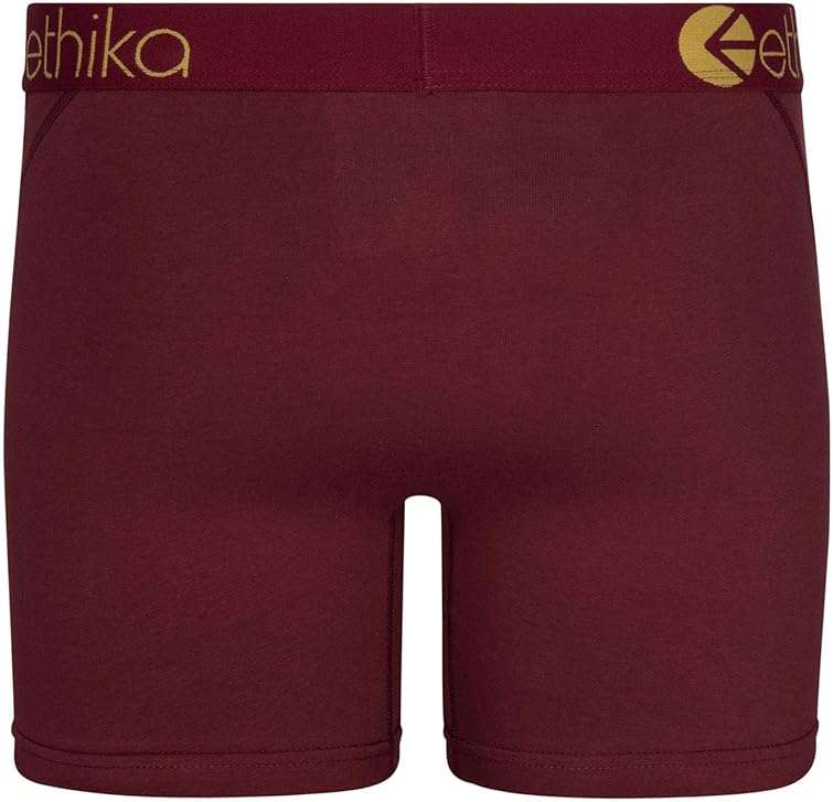 Ethika Men's Boxer Brief, Knee Length, 4-Way Stretch Performance Underwear with Graphic Prints - Image 3