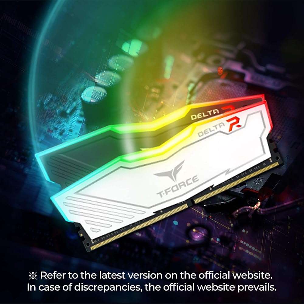 TEAMGROUP T-Force Delta RGB DDR4 16GB (2x8GB) 3200MHz (PC4-25600) CL16 Desktop Memory Module ram Black - TF3D416G3200HC16CDC01 - Image 5