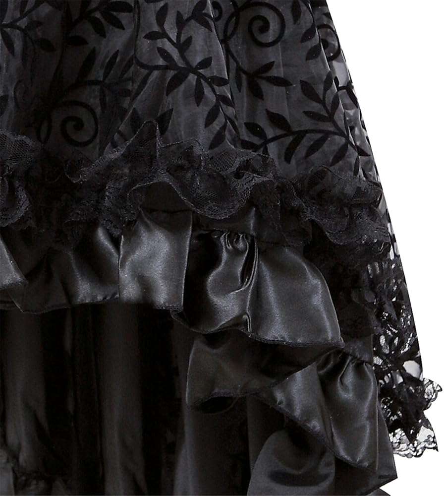 Zhitunemi Steampunk Skirt Plus Size: Renaissance Costume Women Pirate Skirt Corset Dress - Halloween Costumes Cosplay Events - Image 5