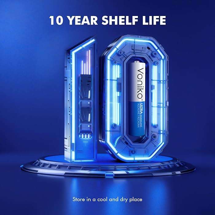 Voniko Ultra AAA Batteries 24 Pack - Alkaline Triple A Battery, Ultra Long-Lasting for All Your Devices, 10-Year Shelf Life, Leak-Proof & Mercury-Free - Image 4