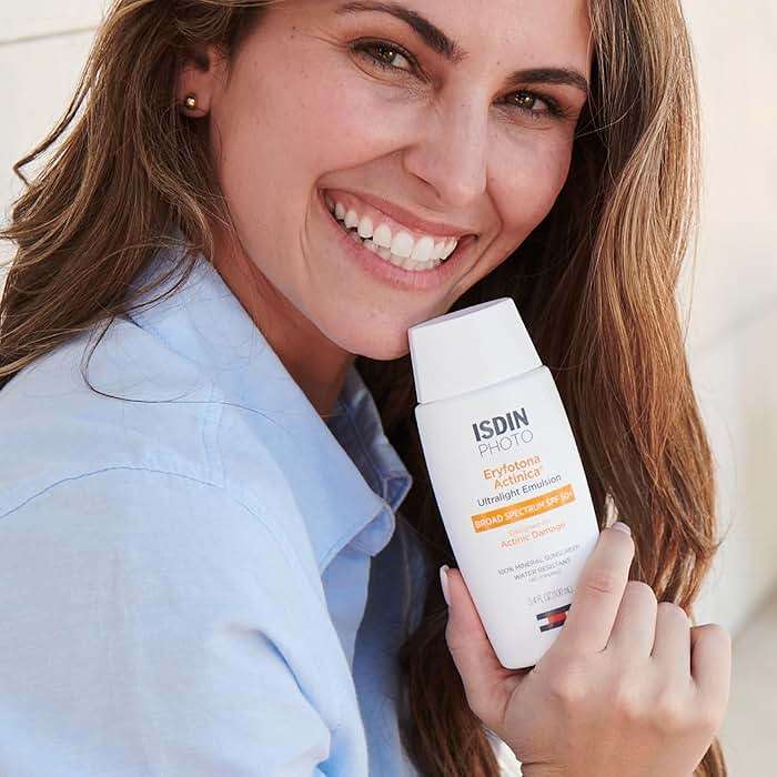 ISDIN Eryfotona Actinica SPF 50+ | Mineral Sunscreen for Face with Zinc Oxide | 100% Mineral UV Filters | No White Cast, Suitable for Sensitive Skin, Dermatologist Recommended - Image 2