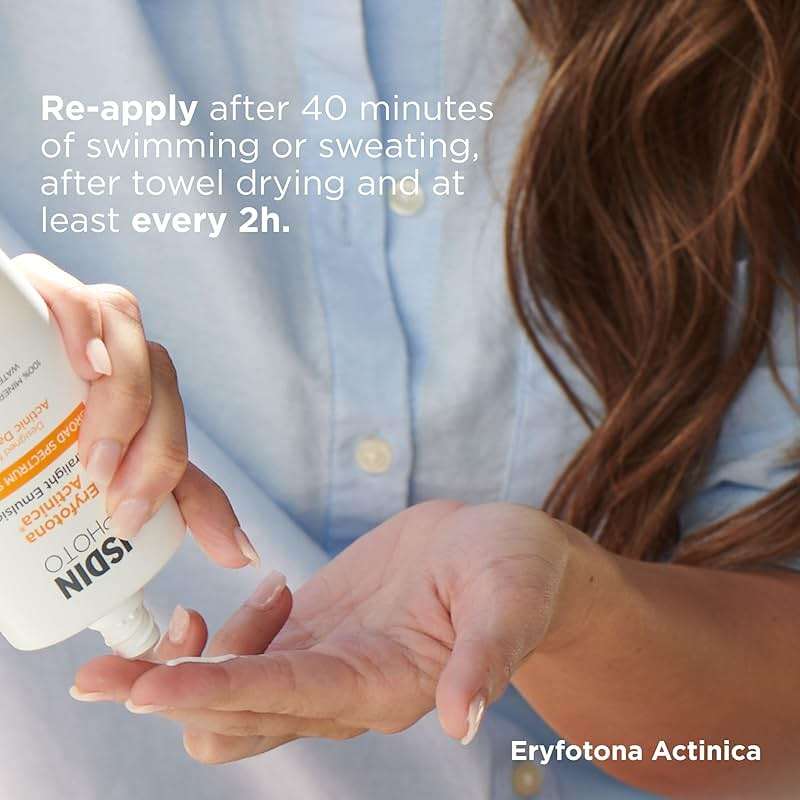 ISDIN Eryfotona Actinica SPF 50+ | Mineral Sunscreen for Face with Zinc Oxide | 100% Mineral UV Filters | No White Cast, Suitable for Sensitive Skin, Dermatologist Recommended - Image 7