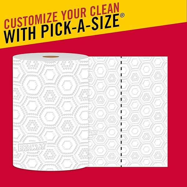 Brawny® Pick-A-Size® Paper Towels, 1 Mega Roll = 4 Regular Rolls - Image 10