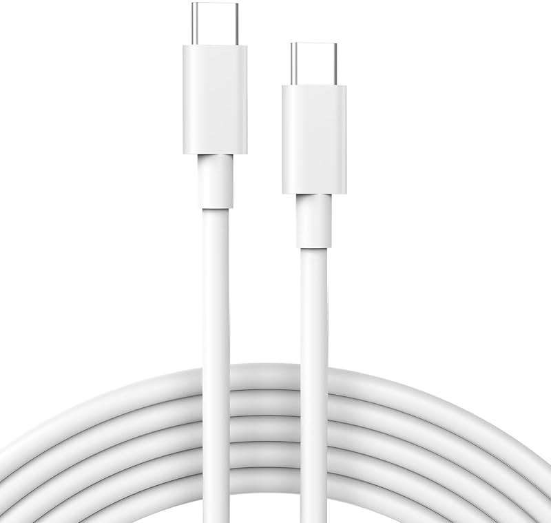 IFEART USB C to USB C Cable for MacBook Air MacBook Pro Charger, iPad Pro 13 12.9 11 inch, iPad Air 5 4, Mini 6, iPhone 17 16 15 Pro Max, Pixel, USBC Type C Fast Charging Cord 6.6FT - Image 1
